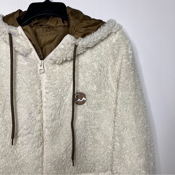 ZYIA‎ Active Teddy jacket longer length cream size small - Picture 3 of 8